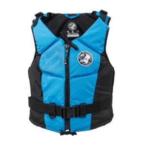 A Baltic Hera E.I life jacket in light blue and black.